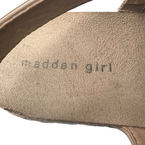 Madden Girl Tan Espadrille Strap Sandals – Size 9 - Picture 8 of 8